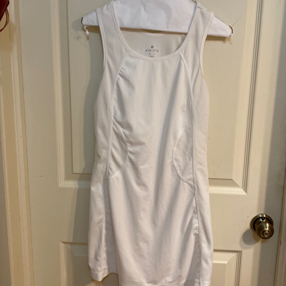 Athleta white xxs tennis dress